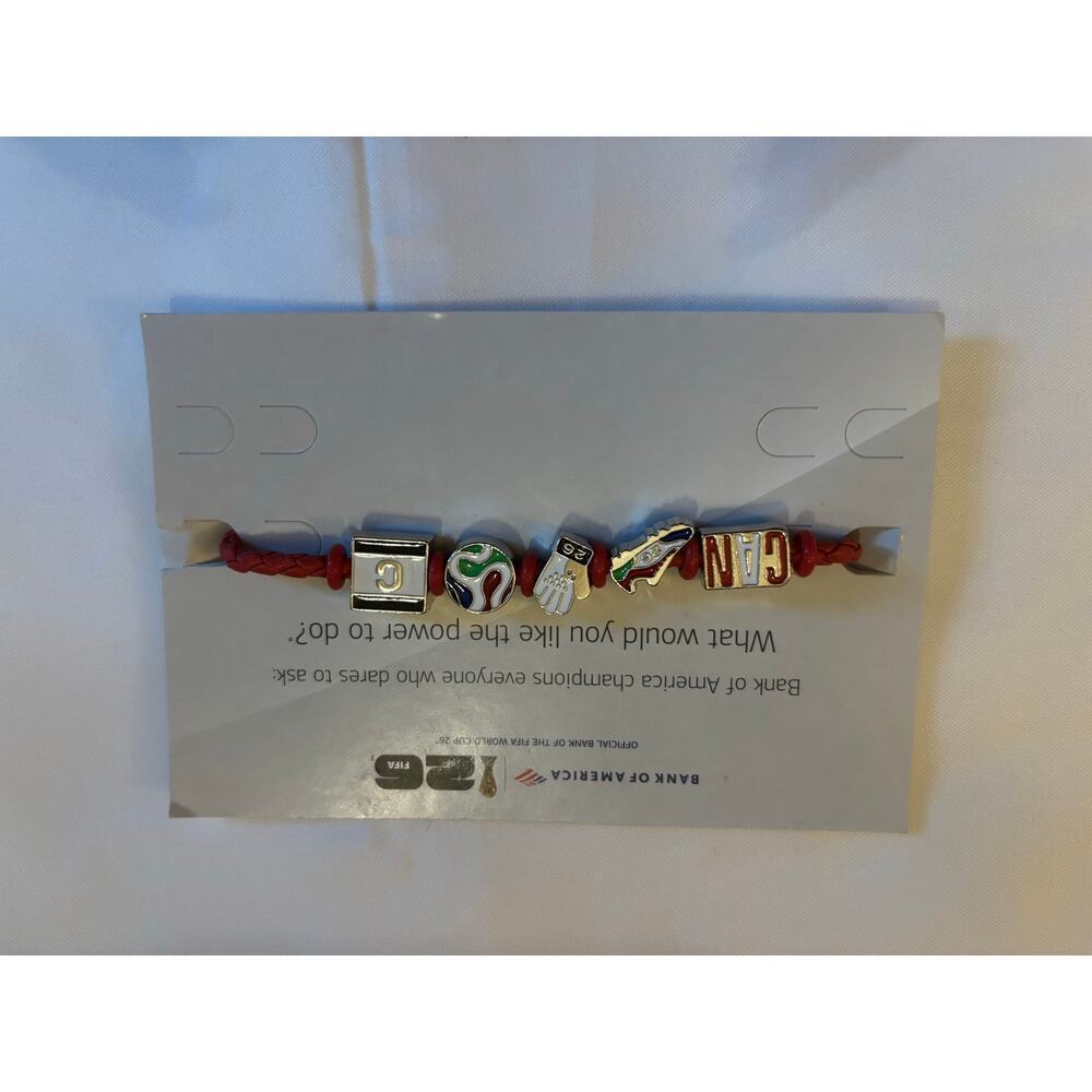 FIFA 2026 Canada Charm Bracelet SZ L